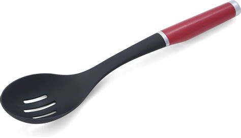 red slotted spoon